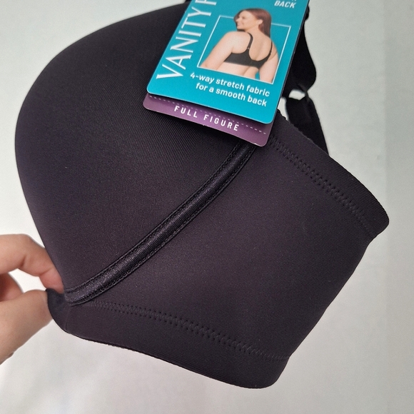 Vanity Fair Wireless Black Bra 38C - Picture 5 of 9